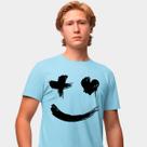 Camisa Camiseta Genuine Grit Masculina Estampada Algodão 30.1 Smiley