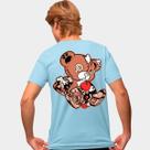 Camisa Camiseta Genuine Grit Masculina Estampada Algodão 30.1 Urso Sad
