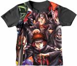 Camisa Camiseta Infantil juvenil Menino Gang Naruto Aktsuki Estampa 3D Camisa Camiseta Infantil juvenil Menino Gang Naruto Aktsuki Estampa 3D