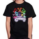 Camisa Camiseta Infantil Juvenil Para Menino Menina 100% Algodão Smiling Critters Poppy Playtime Game Catna