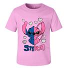 Camisa Camiseta Infantil Lilo Stich Lillo Fantasia Personagens Meninos e Meninas