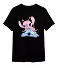 Camisa Camiseta Lilo & Stitch Angel Love Fofo Ref1002