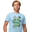 Camisa Camiseta Masculina Estampada Agronomia Em Pleno Sec XXI 100% Algodão Fio 30.1 Penteado