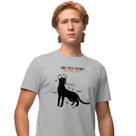 Camisa Camiseta Masculina Estampada Onde Fazer Carinho 100% Algodão Fio 30.1 Penteado
