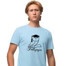 Camisa Camiseta Masculina Estampada Pedagogia Coruja 100% Algodão Fio 30.1 Penteado