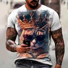 Camisa Camiseta Masculina Gato Fone Boné