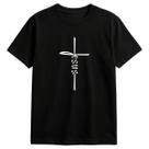 Camisa Camiseta Masculina Jesus Cristo Religião Cristã Cruz Deus Igreja Cristianismo Algodão Confortavel Casual Camisa Camiseta Masculina Jesus Cristo Religião Cristã Cruz Deus Igreja Cristianismo Algodão Confortavel Casual
