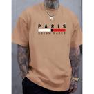 Camisa Camiseta Masculina Streetwear Paris 100% Algodão Malha 30.1 Camisa Camiseta Masculina Streetwear Paris 100% Algodão Malha 30.1