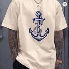 Camisa Camiseta Masculino Âncora Estiloso Moderno Tendencia Casual Confortavel Camisa Camiseta Masculino Âncora Estiloso Moderno Tendencia Casual Confortavel