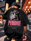 Camisa Camiseta Oversized Streetwear Anjo Dóllar Cúpido
