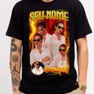 Camisa Camiseta Personalizada Envie suas fotos no CHAT Foto Namorada Graphic Tee Bootleg