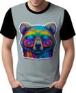 Camisa Camiseta Rave Urso Psicodélico Arco Iris Good Vibes 2 Camisa Camiseta Rave Urso Psicodélico Arco Iris Good Vibes 2