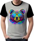 Camisa Camiseta Rave Urso Psicodélico Arco Iris Good Vibes 3 Camisa Camiseta Rave Urso Psicodélico Arco Iris Good Vibes 3