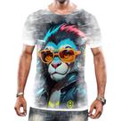 Camisa Camiseta Tshirt Animais Cyberpunk Leão Rei da Selva 4