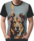 Camisa Camiseta Tshirt Cachorro Pop Art Realismo Cão HD 2