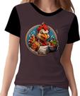 Camisa Camiseta Tshirt Chefe Galo Cozinheiro Cozinha 2