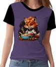 Camisa Camiseta Tshirt Chefe Raposa Cozinheira Cozinha 2
