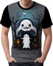 Camisa Camiseta Tshirt Halloween Fantasma Assombrações 9 Camisa Camiseta Tshirt Halloween Fantasma Assombrações 9