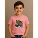 Camisa Camiseta TShirt Infantil Heróis Cristãos Super Heróis Heros Algodão Colorida 2 ao 16