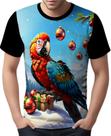Camisa Camiseta TShirt Natal Festas Arara Decoração Arvore