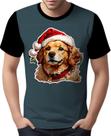 Camisa Camiseta Tshirt Natal Festas Cachorro Golden Ret Neve Camisa Camiseta Tshirt Natal Festas Cachorro Golden Ret Neve