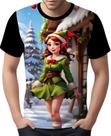 Camisa Camiseta Tshirt Natal Festas Elfa Duende Neve HD 2