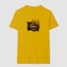 Camisa Camiseta Unissex Brasil Censurado Bandeira Queimando Patriota Politica Direita 100 Algodão Estilosa Confortavel Tendencia Camisa Camiseta Unissex Brasil Censurado Bandeira Queimando Patriota Politica Direita 100 Algodão Estilosa Confortavel Tendencia