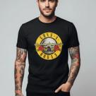 Camisa Camiseta Unissex Guns N Roses Hard Rock Banda Música 100 Algodão Confortavel Casual Estilosa