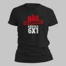 Camisa Camiseta Unissex Não Toleraremos A Escala 6x1 Trabalho Trabalhista 100 Algodão Confortavel Casual