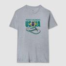 Camisa Camiseta Unissex Todo Mundo Usaa Havaianas 100 Algodão Confortavel Casual