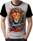 Camisa Camiseta Versiculo Leão de Judá Salmos Jesus Deus 1 Camisa Camiseta Versiculo Leão de Judá Salmos Jesus Deus 1