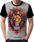 Camisa Camiseta Versiculo Leão de Judá Salmos Jesus Deus 2 Camisa Camiseta Versiculo Leão de Judá Salmos Jesus Deus 2