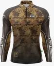 Camisa Camuflada Manga Longa Com Proteção Solar UV50+ Tecido Leve