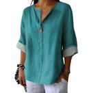 Camisa cardigã Domirica 2025 Leve Summer Lake Blue