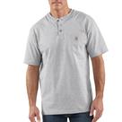 Camisa Carhartt Workwear Pocket Henley para homens Heather Grey Camisa Carhartt Workwear Pocket Henley para homens Heather Grey