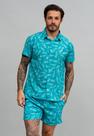 Camisa Casual Feather's Aqua