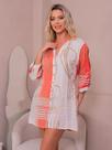 Camisa Casual Feminino de Primavera Verão Estampa Tucano L79
