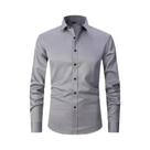 Camisa Casual Masculina Slim Fit Multicolorida De Manga Longa Confortável Tamanhos Grandes 55-110KG