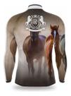 Camisa Cavalo Cavalgada Agro Rural Proteção Solar Uv50+