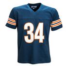 Camisa Chicago Bears NFL Azul Oficial Retrô Futebol Americano Nº 34 PAYTON