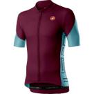 Camisa Ciclismo Castelli Entrata V Bordô e Azul Masculino Camisa Ciclismo Castelli Entrata V Bordô e Azul Masculino