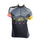 Camisa Ciclismo Feminina Be Fast Bike Coração Bike Mtb