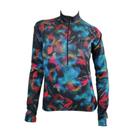 Camisa Ciclismo Feminina Be Fast Manga Longa Folhagem Color Bike Mtb