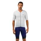 Camisa ciclismo masculina Free Force Training White slim fit