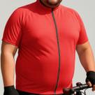 Camisa Ciclismo Plus Size Mtb Masculina Proteção UV30+ Zíper Bolsos