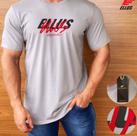 Camisa cinza estampada