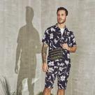 Camisa Colcci Estampada Relax Lilium Masculina