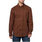Camisa Columbia Rapid Rivers II M/L Tobacco Tattersall Cor:Tobacco TattersallTamanho:GG