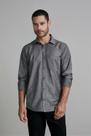 Camisa com Bolso Comfort - Cinza Chumbo Camisa com Bolso Comfort - Cinza Chumbo