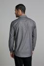Camisa com Bolso Comfort - Cinza Chumbo